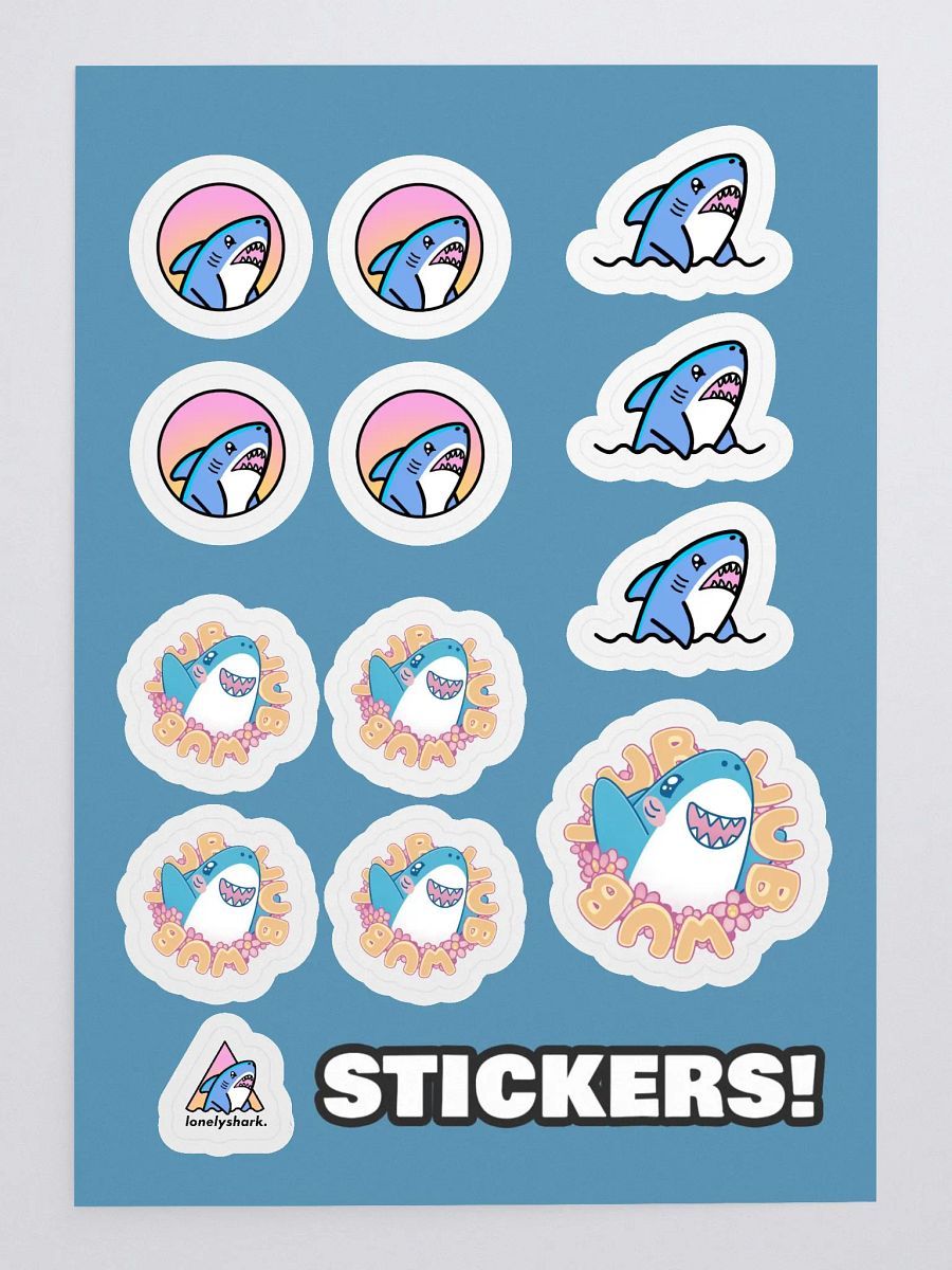 Lonelyshark Sticker Set product image (3)