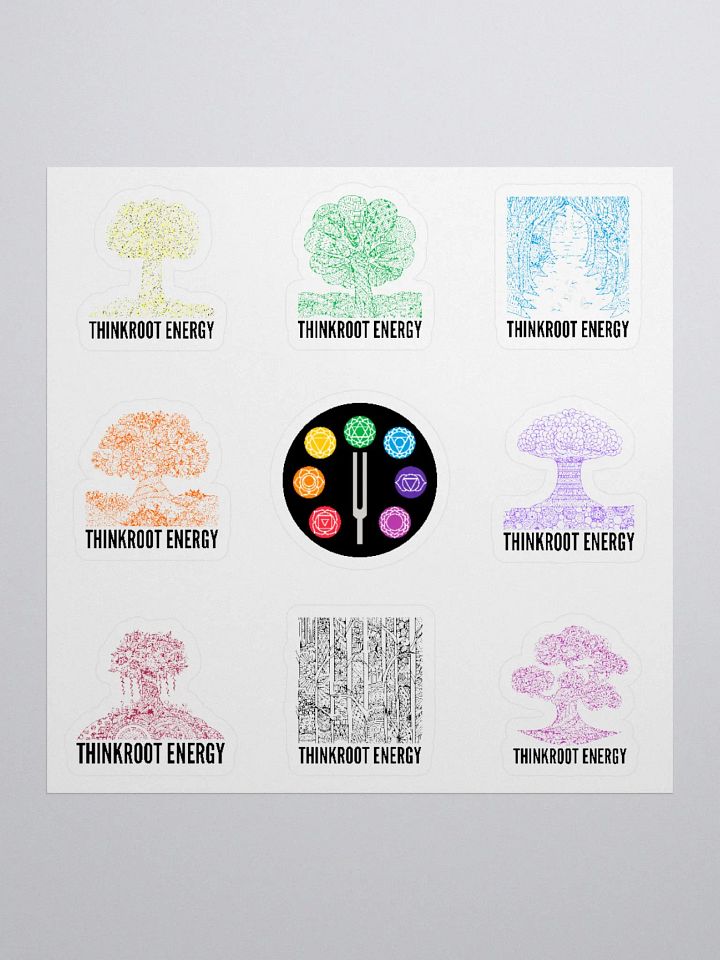 Chakra Tree Sticker Set product image (1)