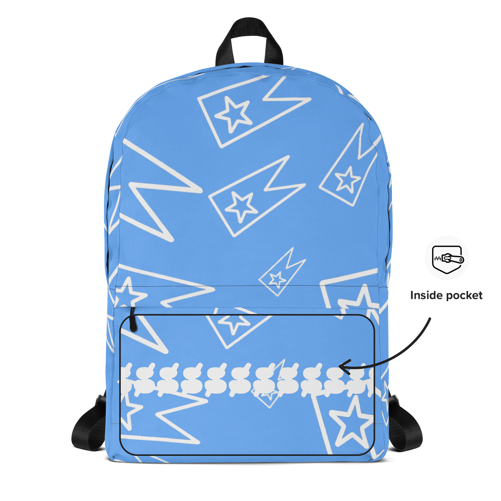 The blue backpack product image (5)