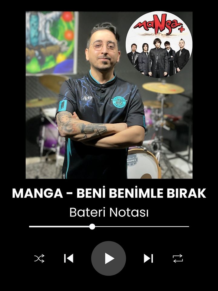 Manga - Beni Benimle Bırak Bateri Notası product image (1)