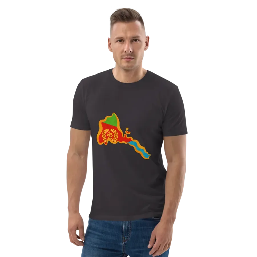 Eritrean Flag Emblem Organic T-Shirt product image (138)