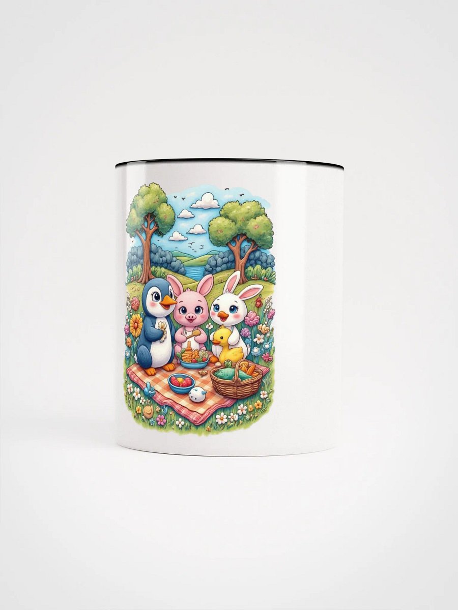 Whimsical Baby Animal Picnic Friends Ceramic Mug product image (58)