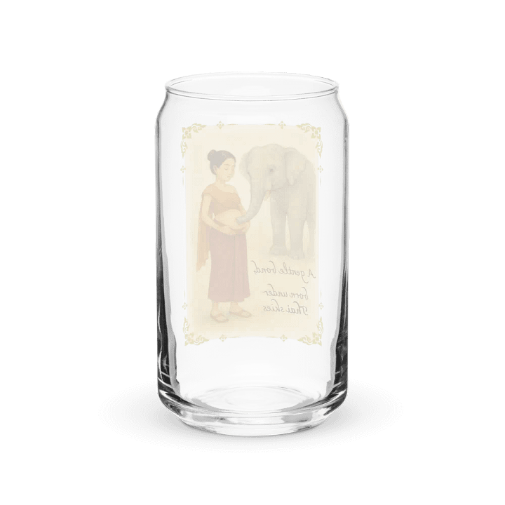 Thai Pregnant Mom Can-Shaped Glass product image (6)