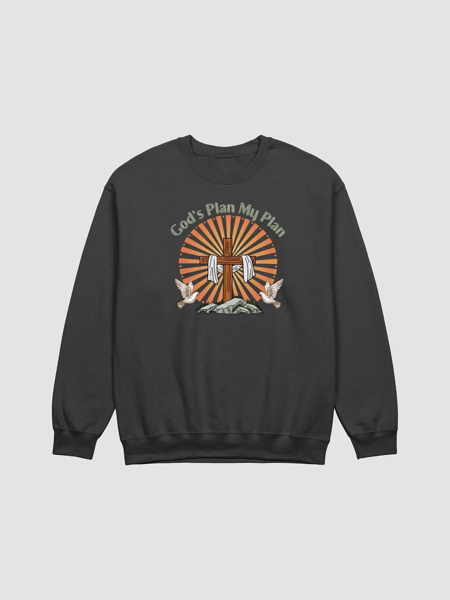 God`s Plan, My Plan Christian Faith, Easter Theme Gildan Sweater. product image (2)