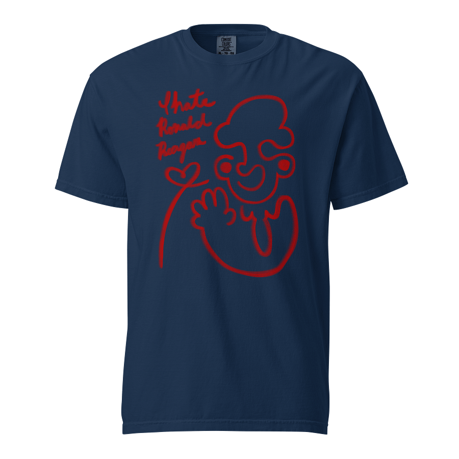 I Hate Ronald Reagan ❤️ T-Shirt [NAVY] product image (1)