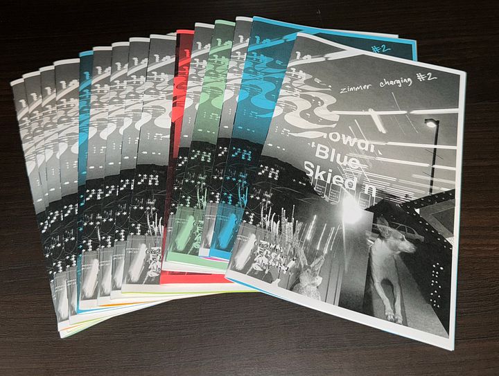 2018 - Zimmer Charging 2-1 limited edition hand-made zine product image (1)