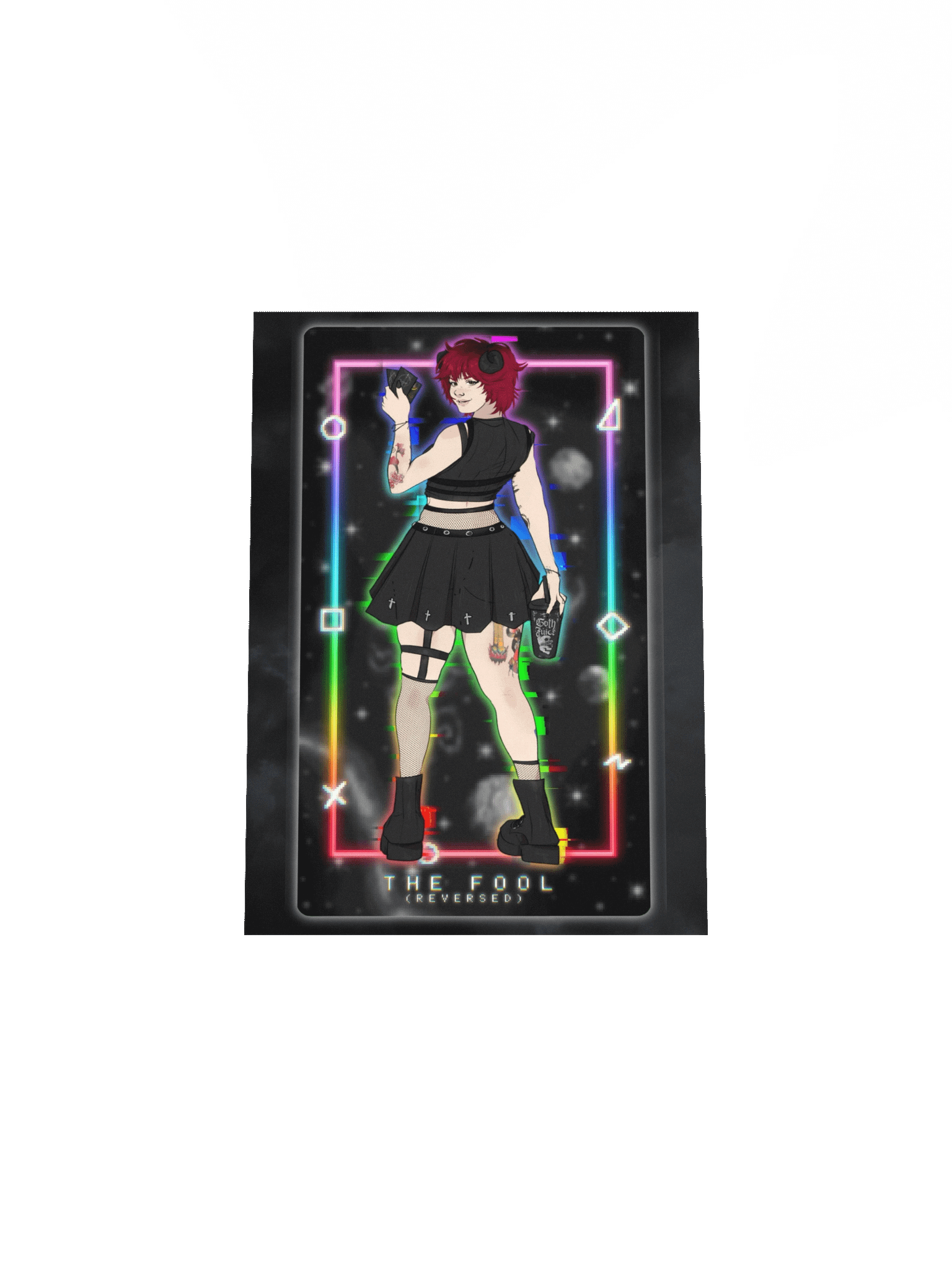 RAENBOU Reversed Fool Tarot Card Poster product image (4)