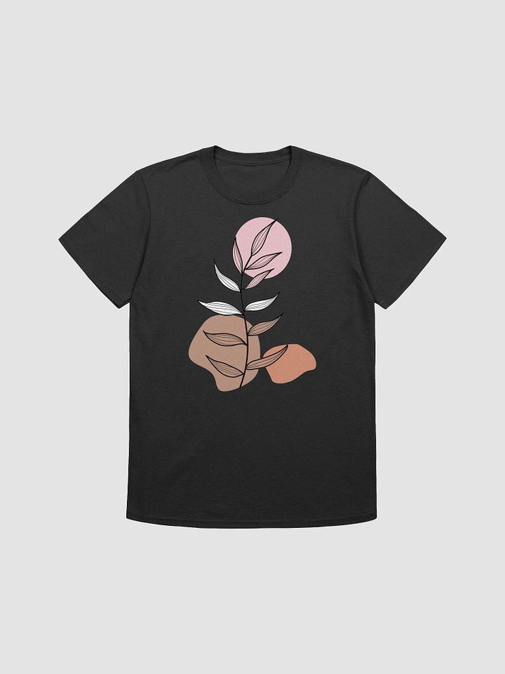 Minimalist Abstract Plant Line Art Shirt, Modern Botanical Design Tee, Simple Plant Drawing T-Shirt, Nature-Inspired Line Art Top, Trendy Minimalist Shirt product image (1)