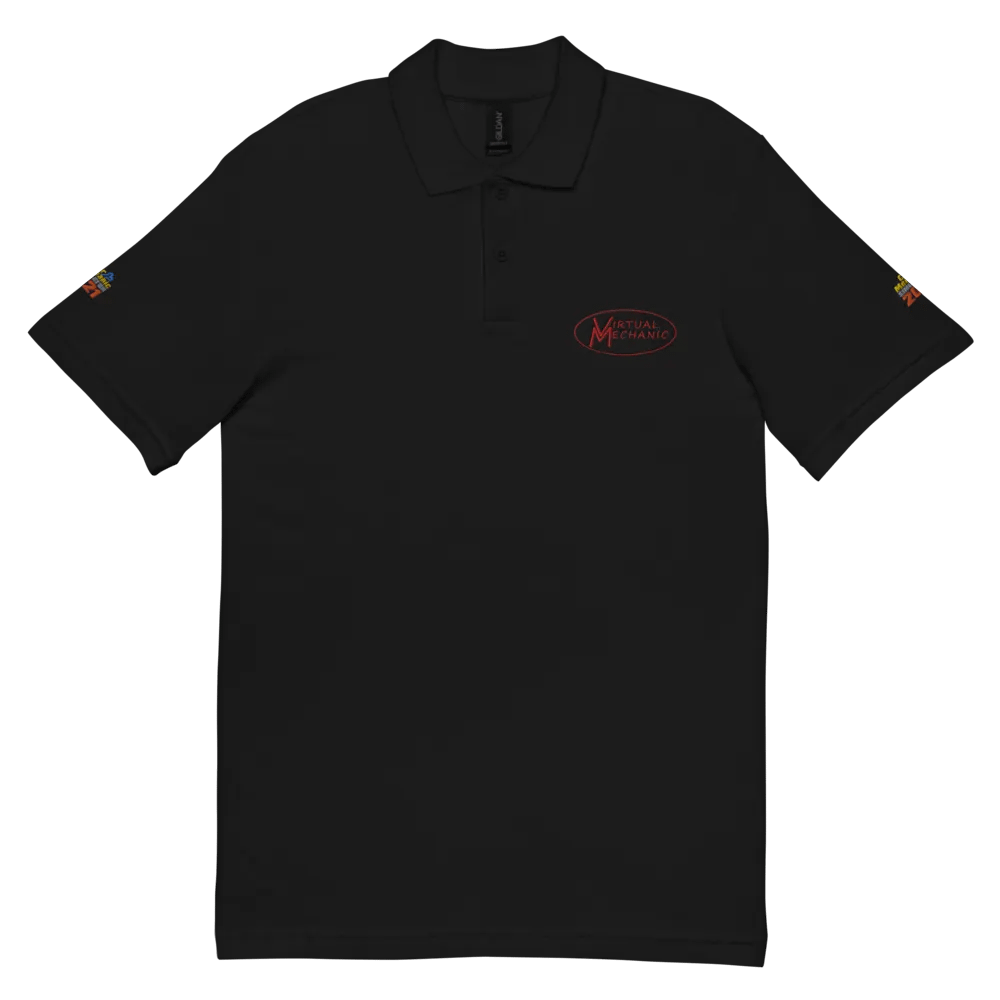 Virtual Mechanic & CMS Logo Pique Polo Shirt Embroidered product image (4)