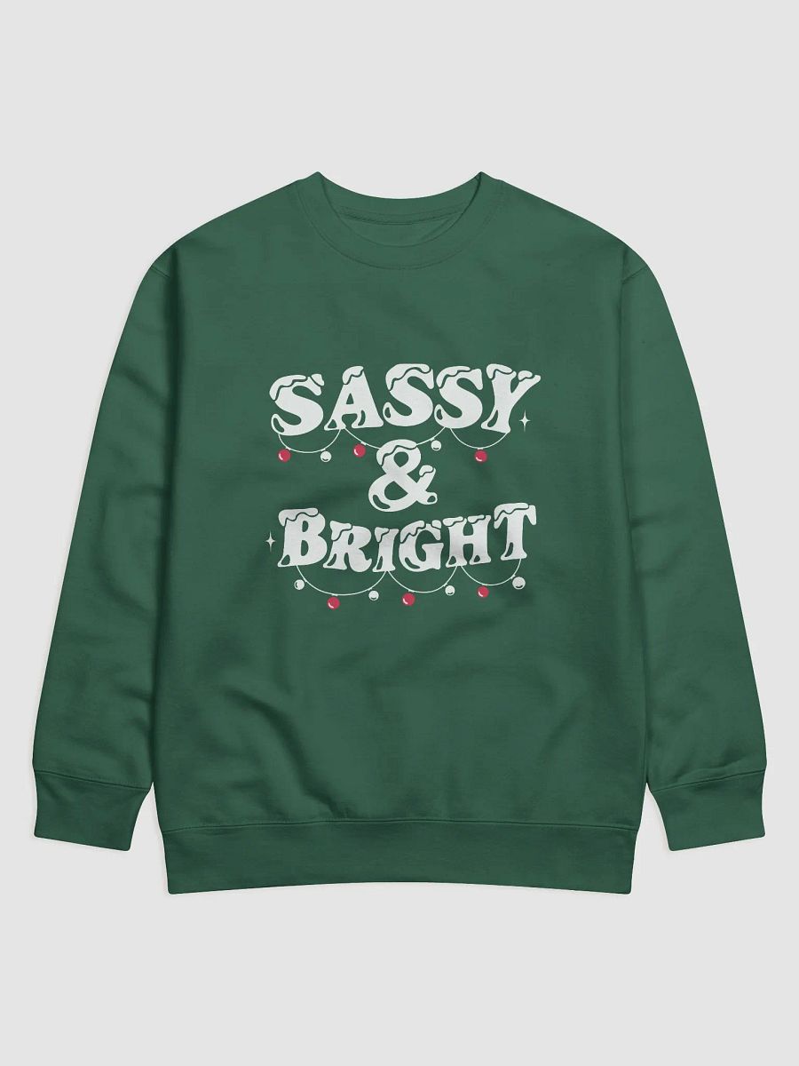 "Sassy & Bright" Crewneck - Green product image (1)