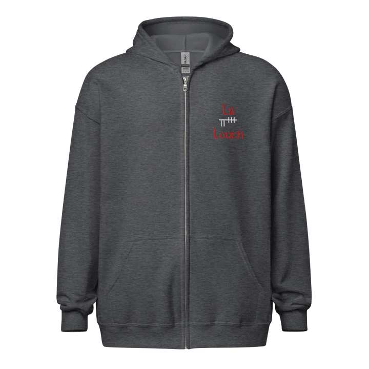 Louth/Lú Orthodox style Ogham embroidered Zip Hoodie product image (9)