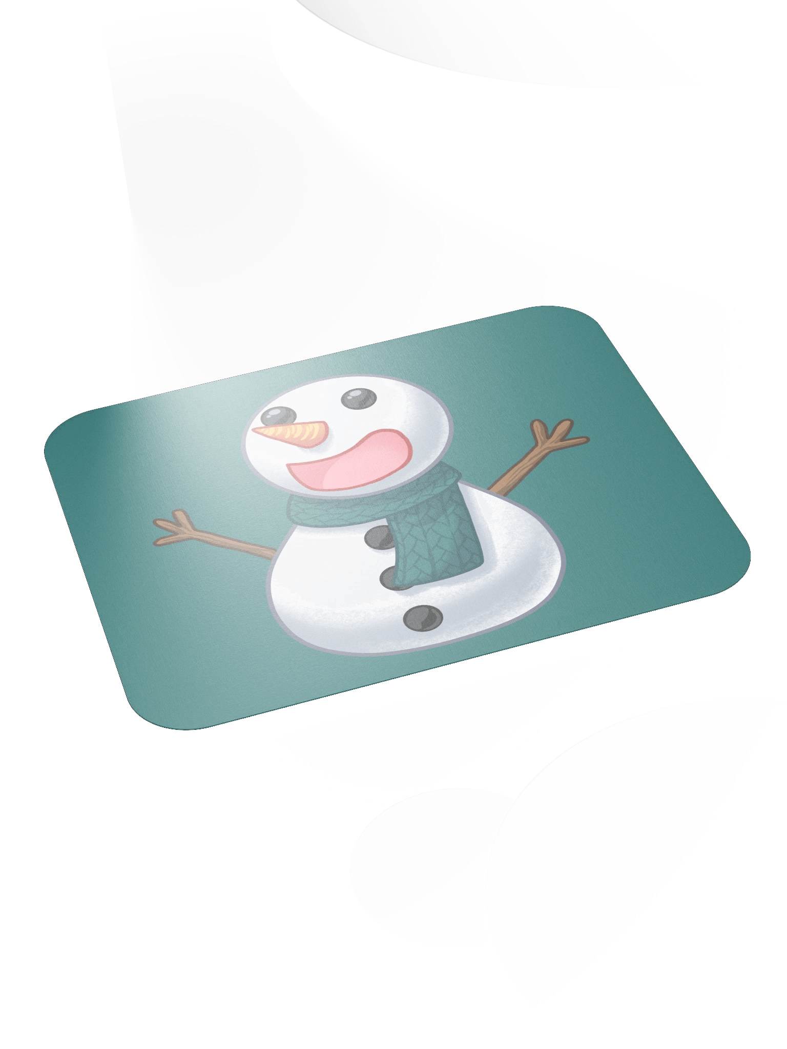Happy Snowman Mouse Pad product image (4)