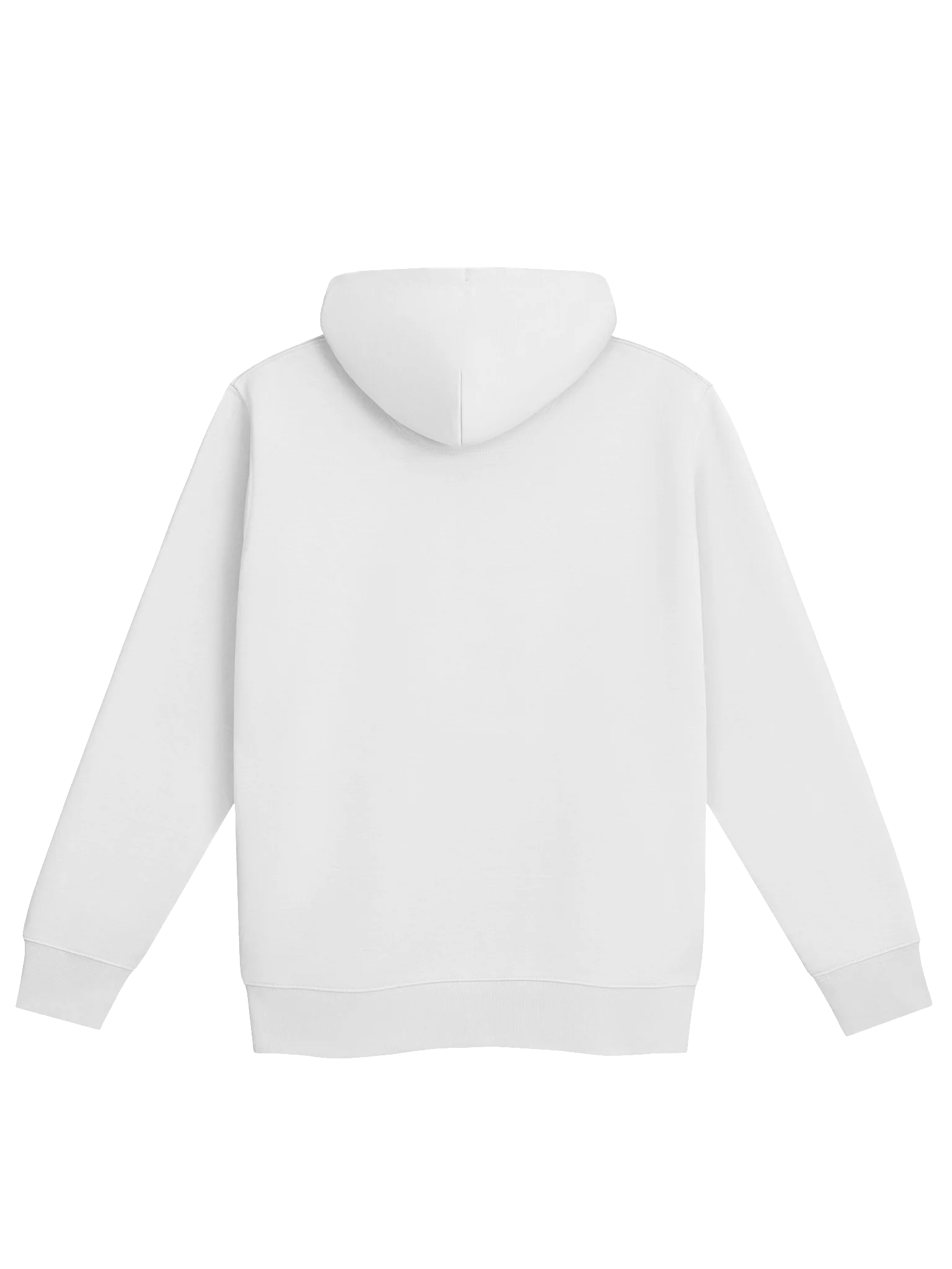 Offbeat Logo White Organic Hoodie product image (2)