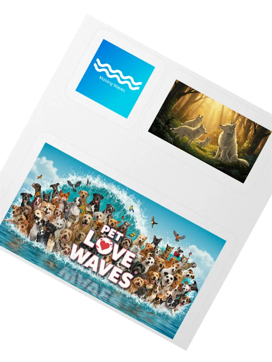 Wild Waves Sticker Pack product image (4)