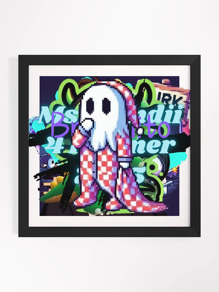 Vibrant Cartoon Collection Framed Poster product image (1)