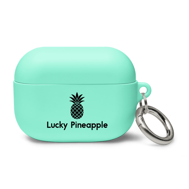 Lucky Pineapple Films Logo Mint Green AirPods® Case product image (1)