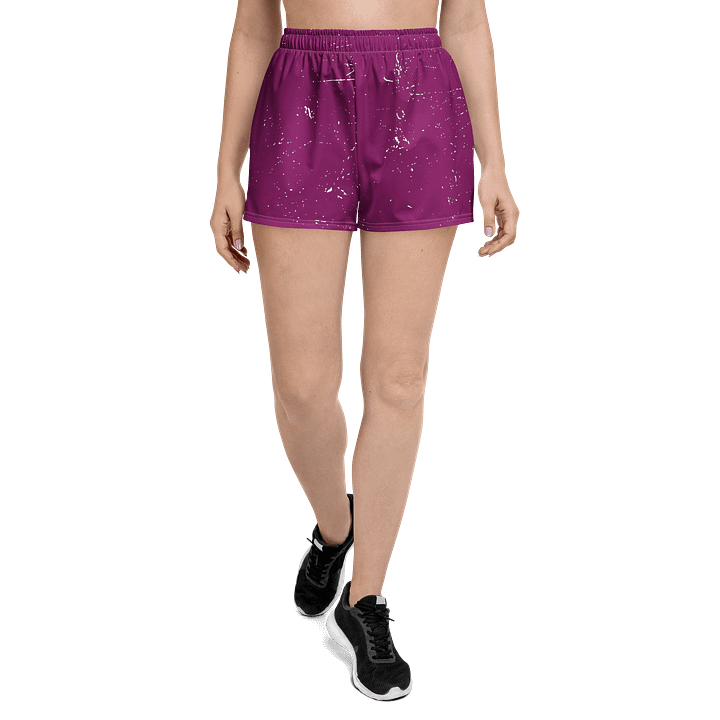 Distressed Violet All-Over Athletic Shorts product image (1)