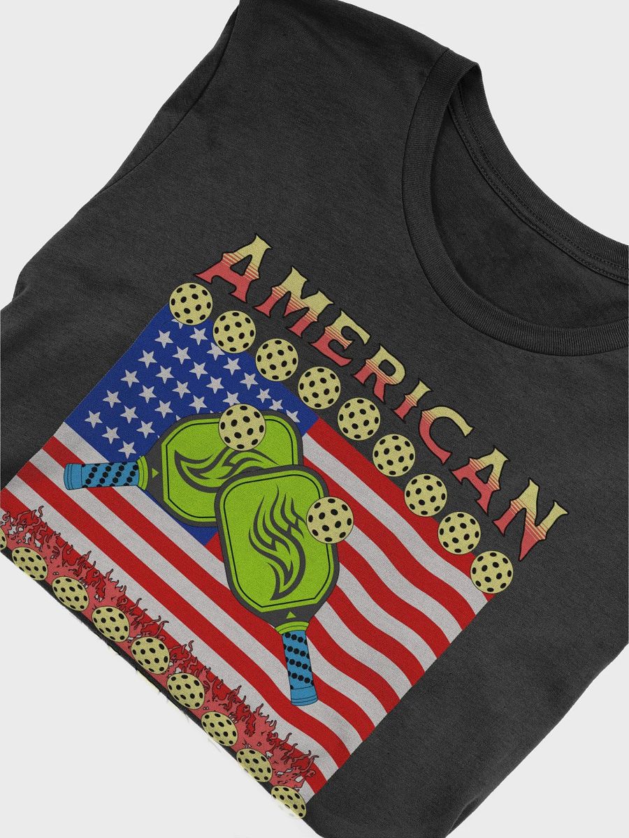 American Pickleball Patriotic Flames Tee product image (9)
