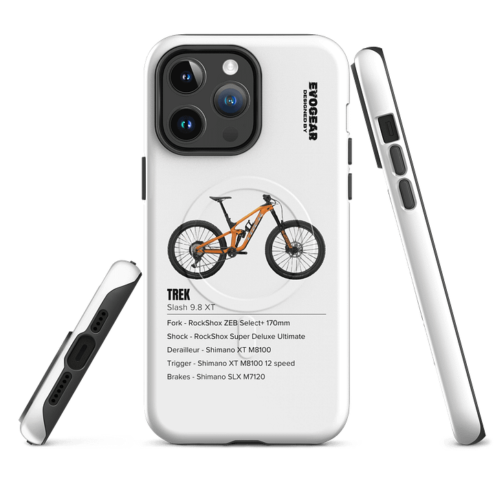 White TREK Slash 9.8 XT iPhone MagSafe Case 2.0 product image (4)