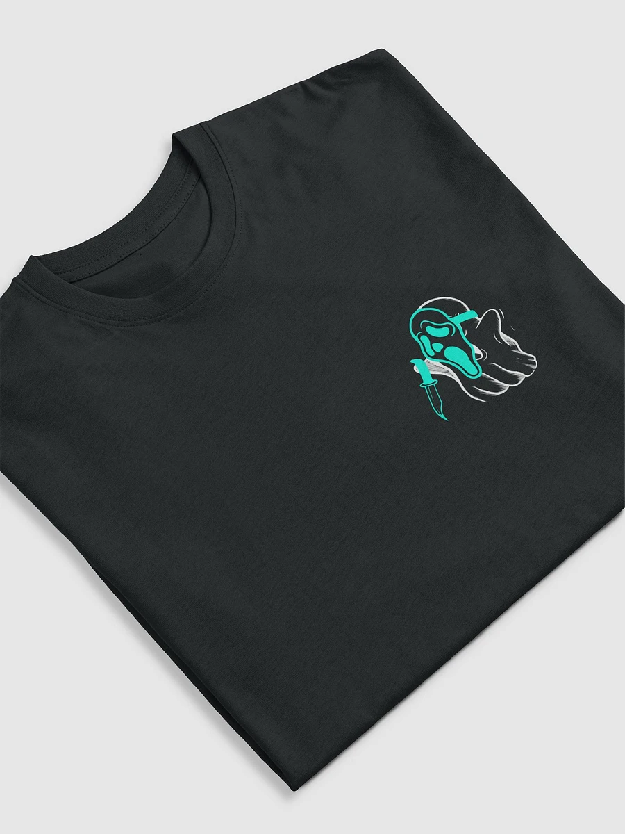 Cyan Scream Gh0stie Tee - Black product image (5)