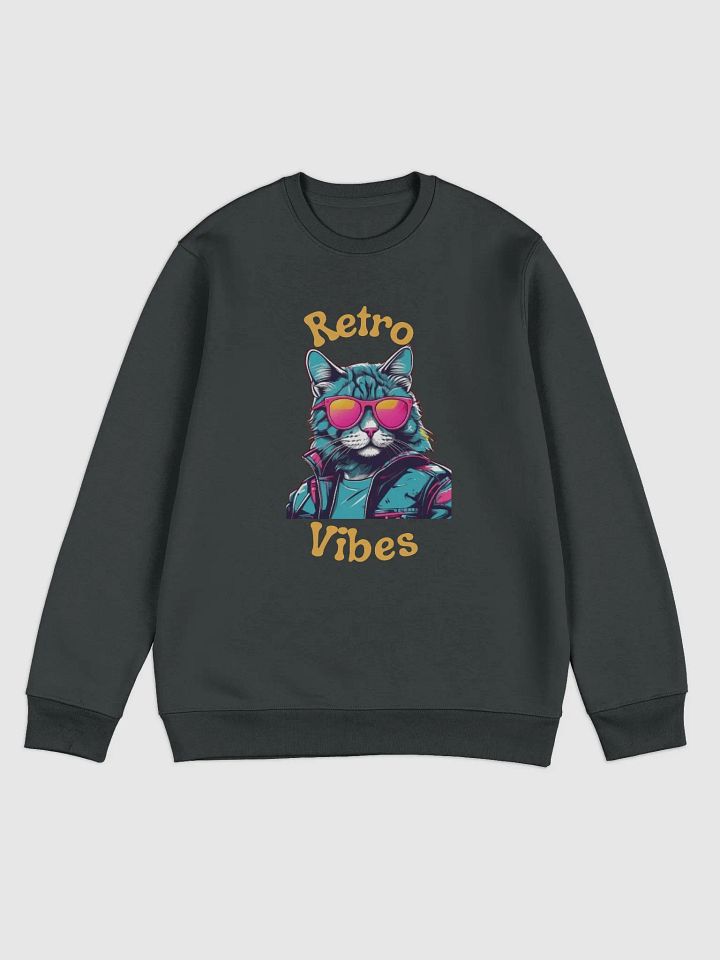 'Retro Vibes Stanley/Stella Unisex Eco Sweatshirt! product image (1)