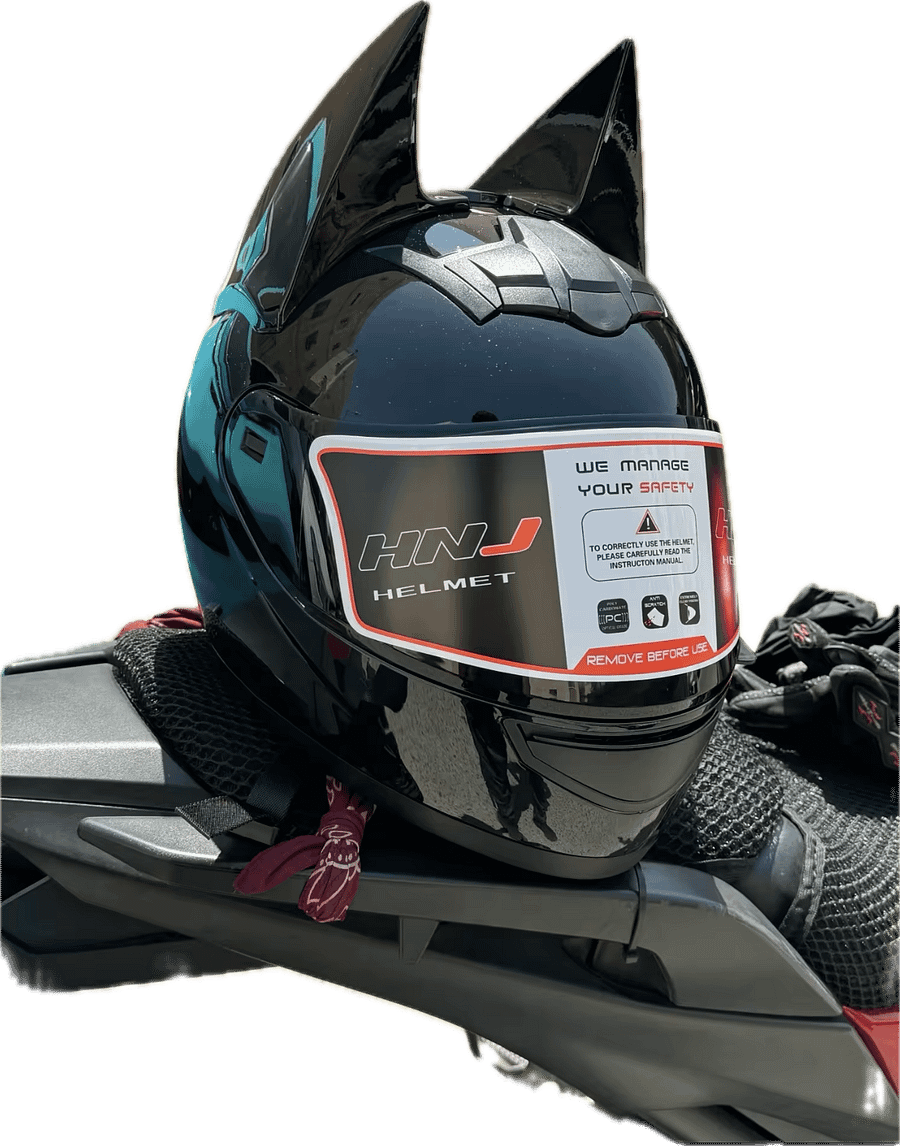 Batman ears moto helmet product image (5)
