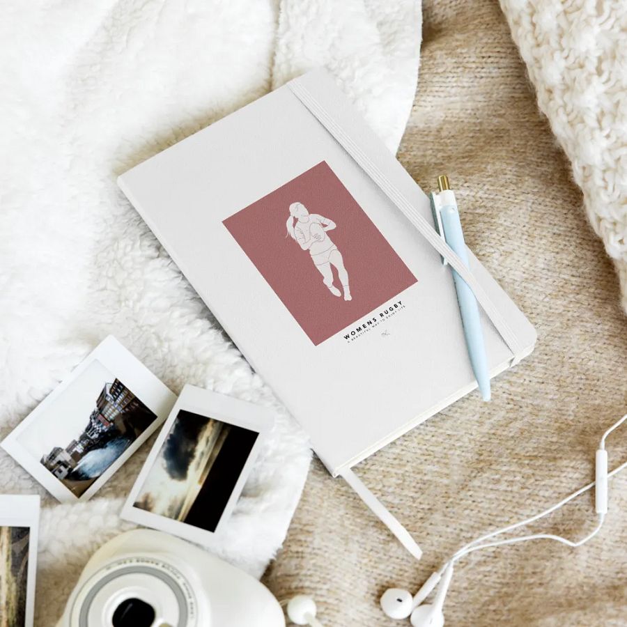 WOMENS RUGBY Hardcover Notebook "red" product image (9)