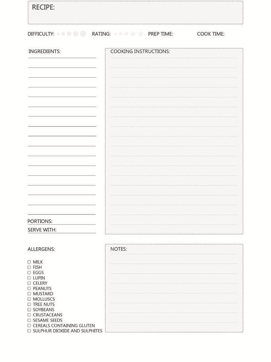 700 Page Recipe Notebook product image (5)