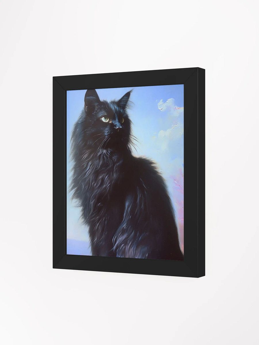 Majestic Midnight Cat Framed Poster product image (6)