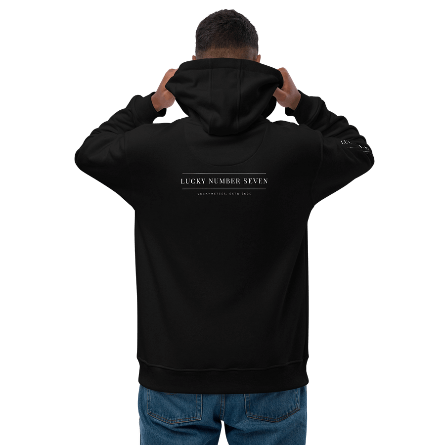 LUCKY NUMBER SEVEN Abstract Elegance Eco Hoodie product image (4)