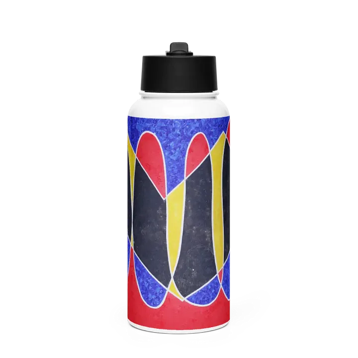 Dancing Girl Stainless Steel Water Bottle with a Straw Lid product image (1)