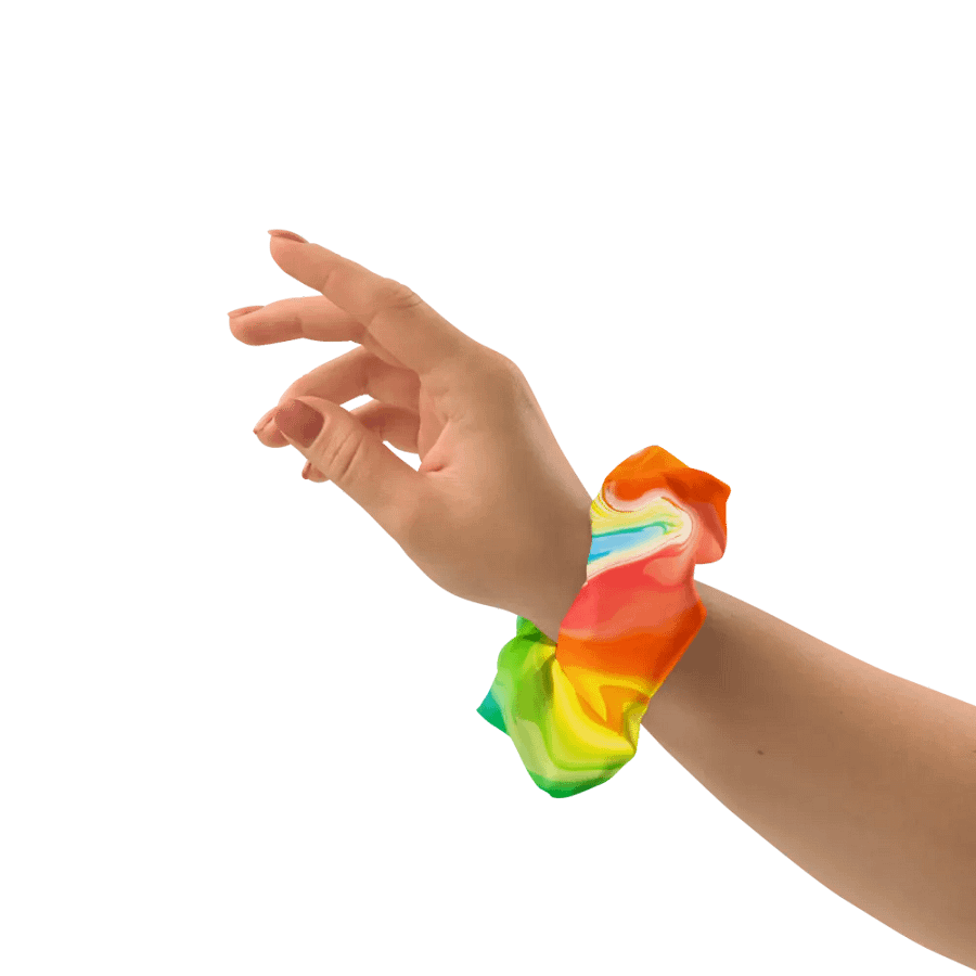 Rainbow Swirl All-Over Scrunchie product image (12)