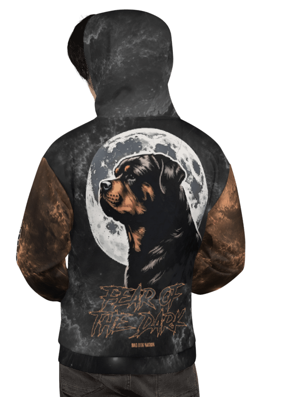 Fear of the Dark - Rottweiler - Adult All-Over Print Unisex Hoodie product image (9)