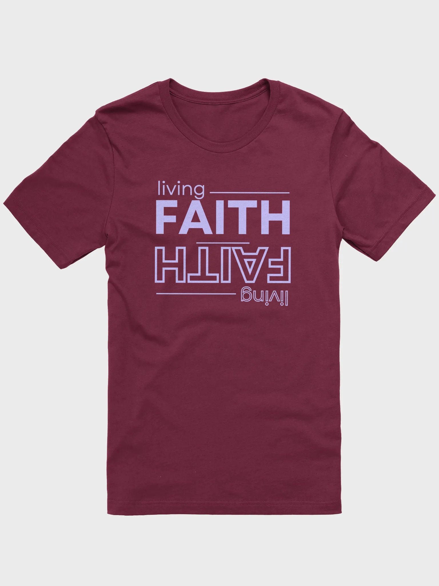 Living Faith Mirrored T-Shirt product image (36)