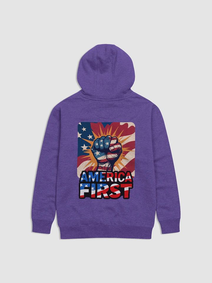 Hoodie: America First product image (14)