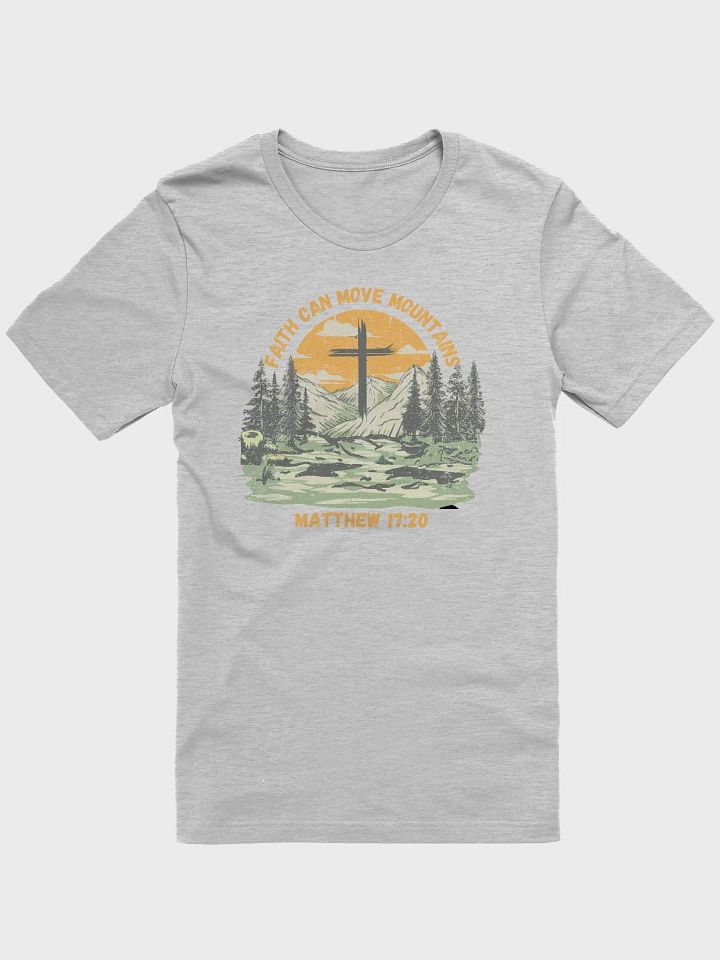 Faith Can Move Mountains T-Shirt-Yellow product image (4)