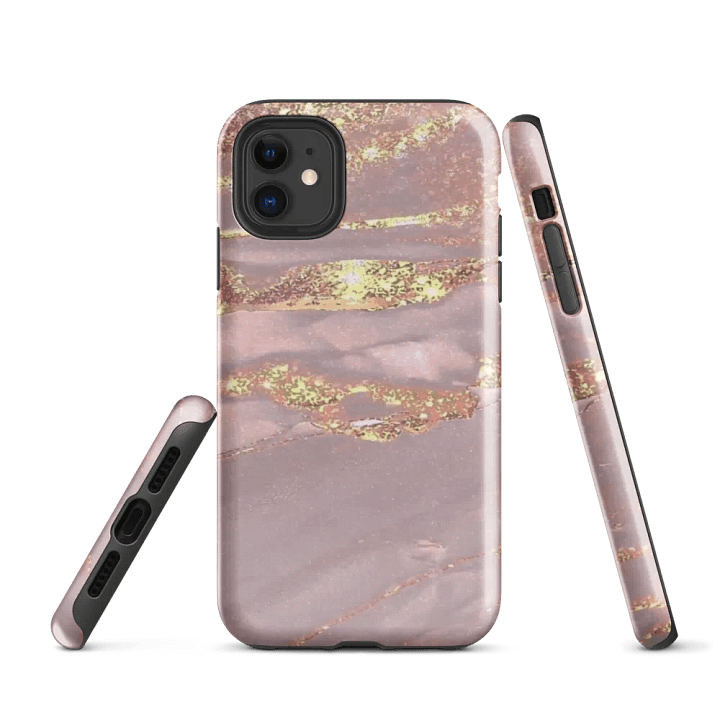 Pink Marbled Luxe - Iphone case product image (1)