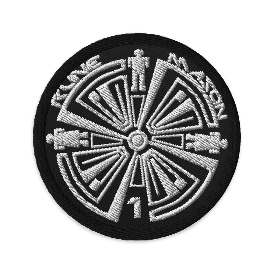 RuneMason1 Logo Embroidered Patch product image (1)