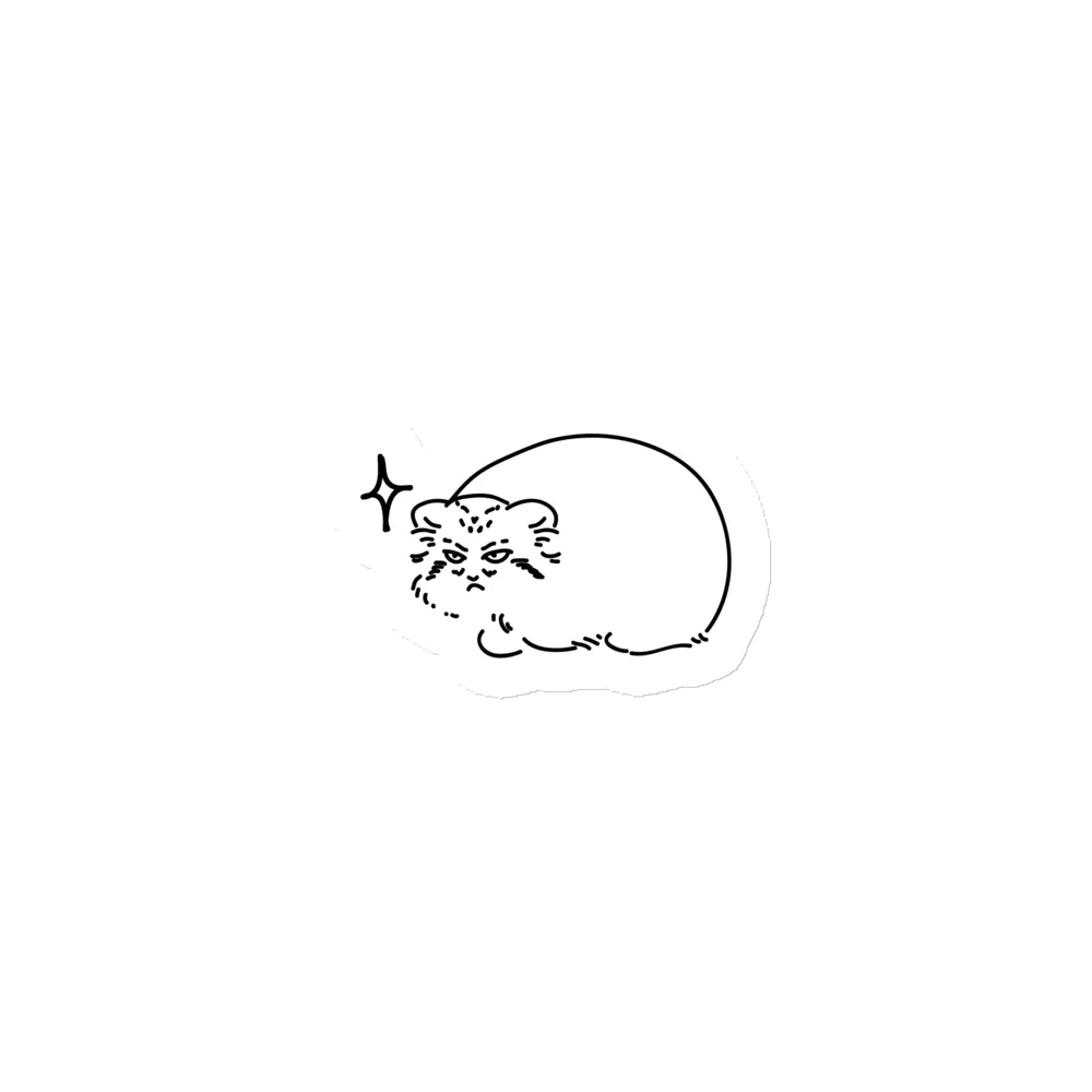 Grumpy Manul - Magnet product image (1)