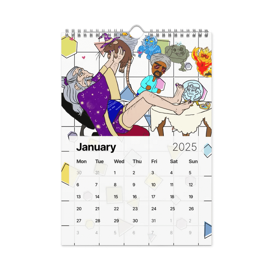 Pandor's Gloriana-themed 2025 Wall Calendar product image (9)