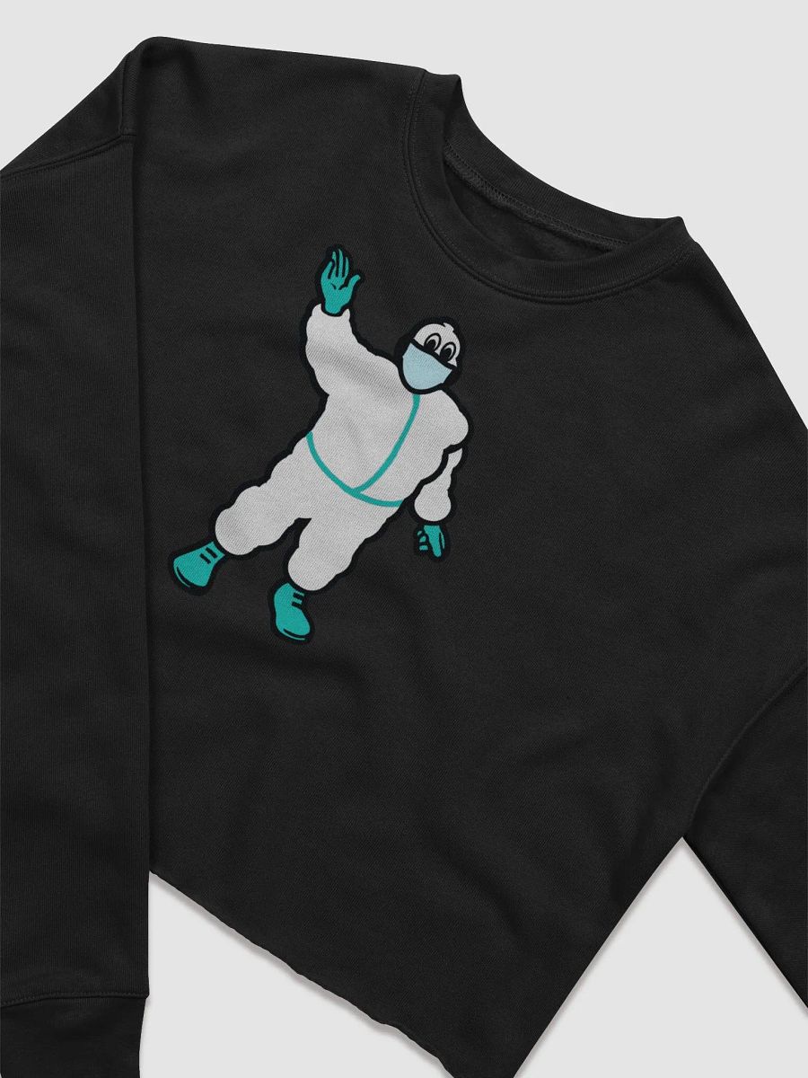 Dr Bibendum Bella+Canvas Women's Fleece Crop Sweatshirt product image (3)
