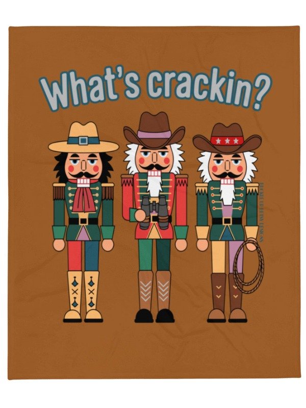 Holiday - What's Crackin? Throw Blanket product image (1)