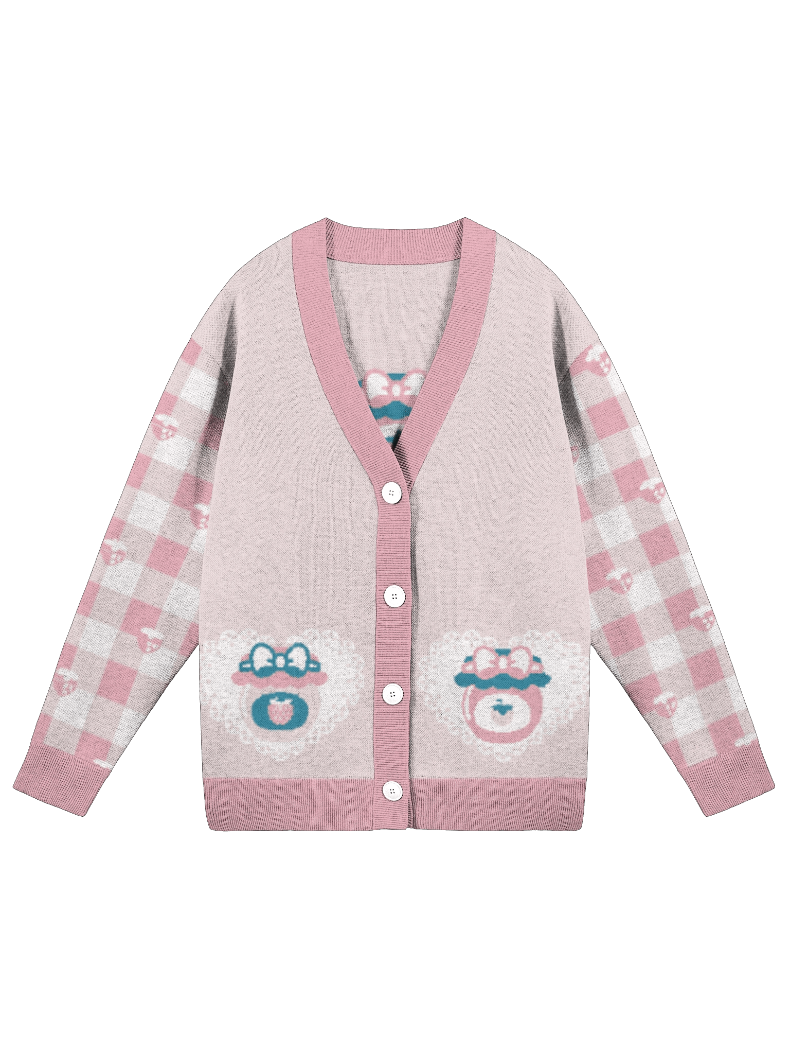 Jam Jamboree Cardigan – Pastel Pink product image (2)