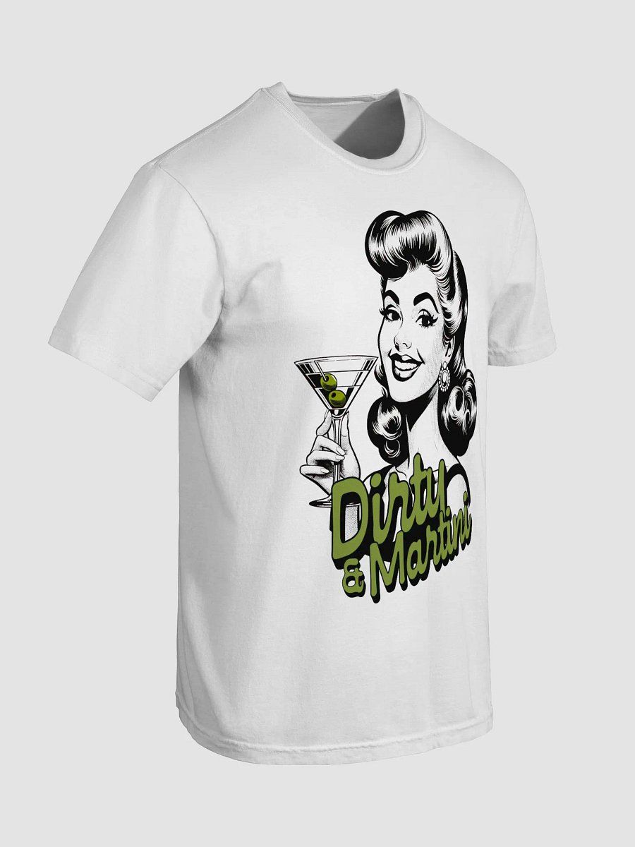 Dirty Martini – Retro Cocktail Girl T-Shirt product image (95)
