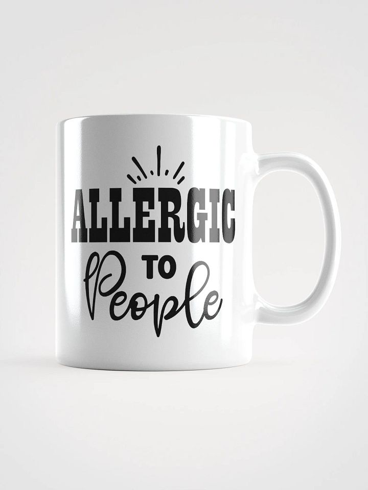 Allergic To People Glossy Mug product image (1)