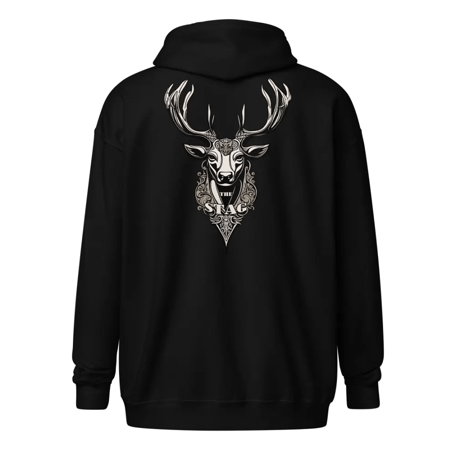 The Stag back print Zip up hoodie product image (1)