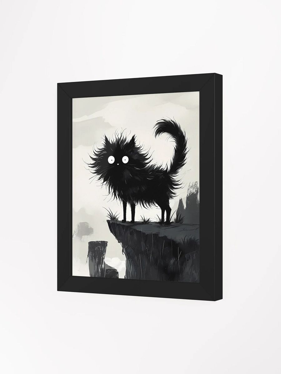 Whimsical Cat Drama Framed Poster product image (4)
