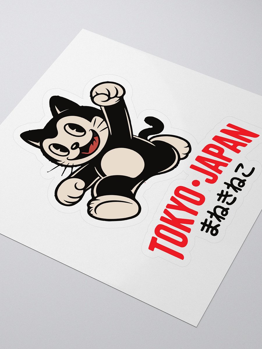 Tokyo Cat Vibes Kiss Cut Stickers product image (3)