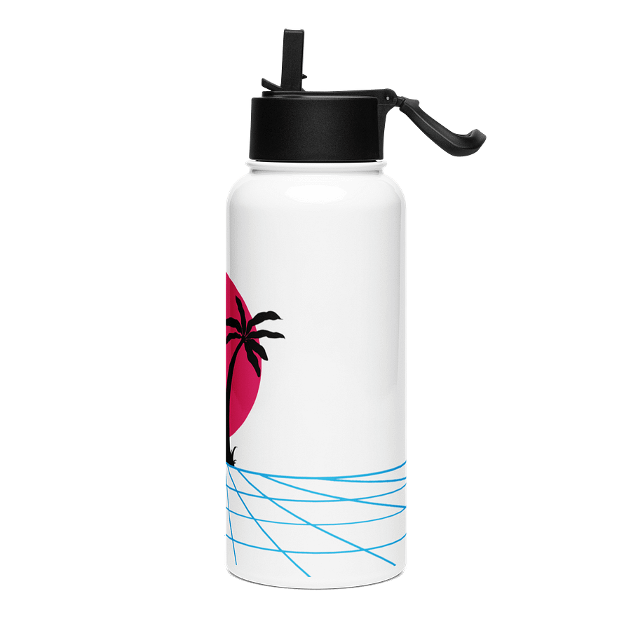 Synthwave Sunset Stainless Steel Water Bottle product image (3)