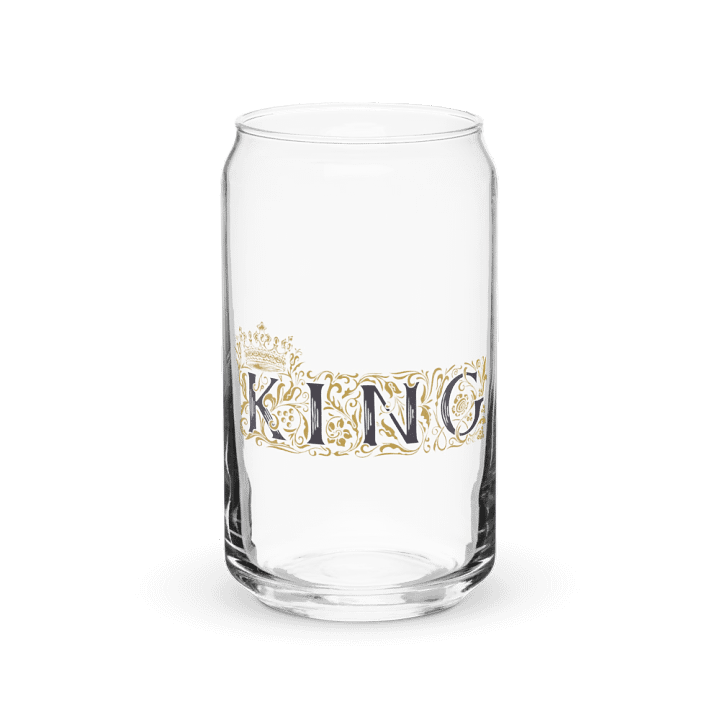 Regal Majesty Glass: Can-Shaped Elegance product image (2)